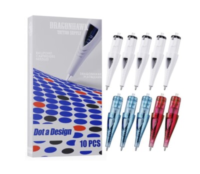 Dragonhawk Ballpoint Cartridges 10pcs MIX