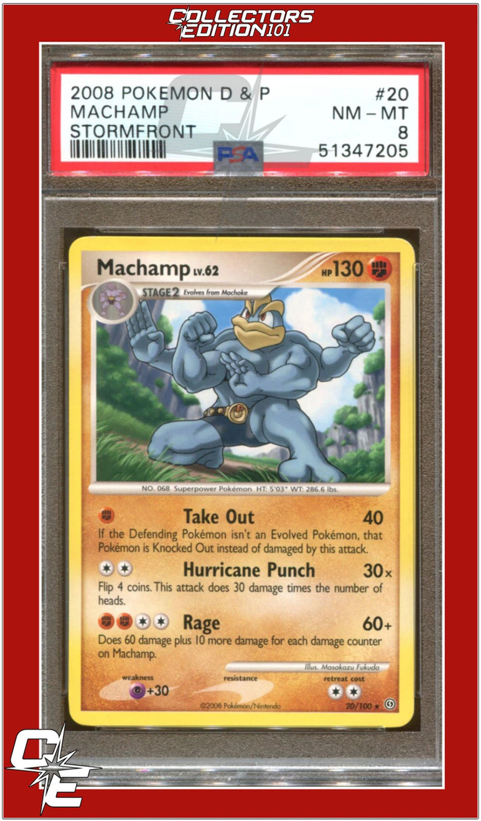 Stormfront 20 Machamp PSA 8