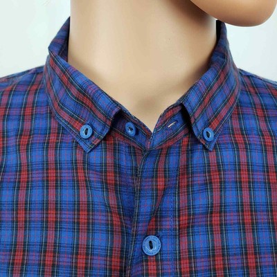 Vans Off The Wall Johnny Layton Hemd Button Down rot blau kariert