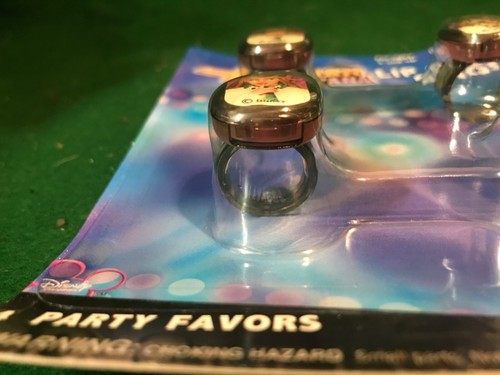 4 Vintage Party Favors Hannah Montana Disney Lip Gloss Rings Unopened - Picture 3 of 5