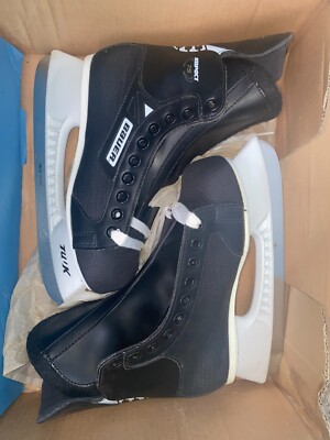 BAUER Hockey Impact 75 Skate JR Size 5 Black And White Original Box