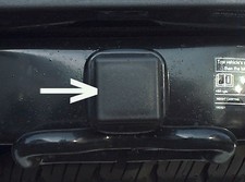 Car Wash Proof Guaranteed 2 Inch Black Trailer Hitch Receiver Cover Cap Plug 2