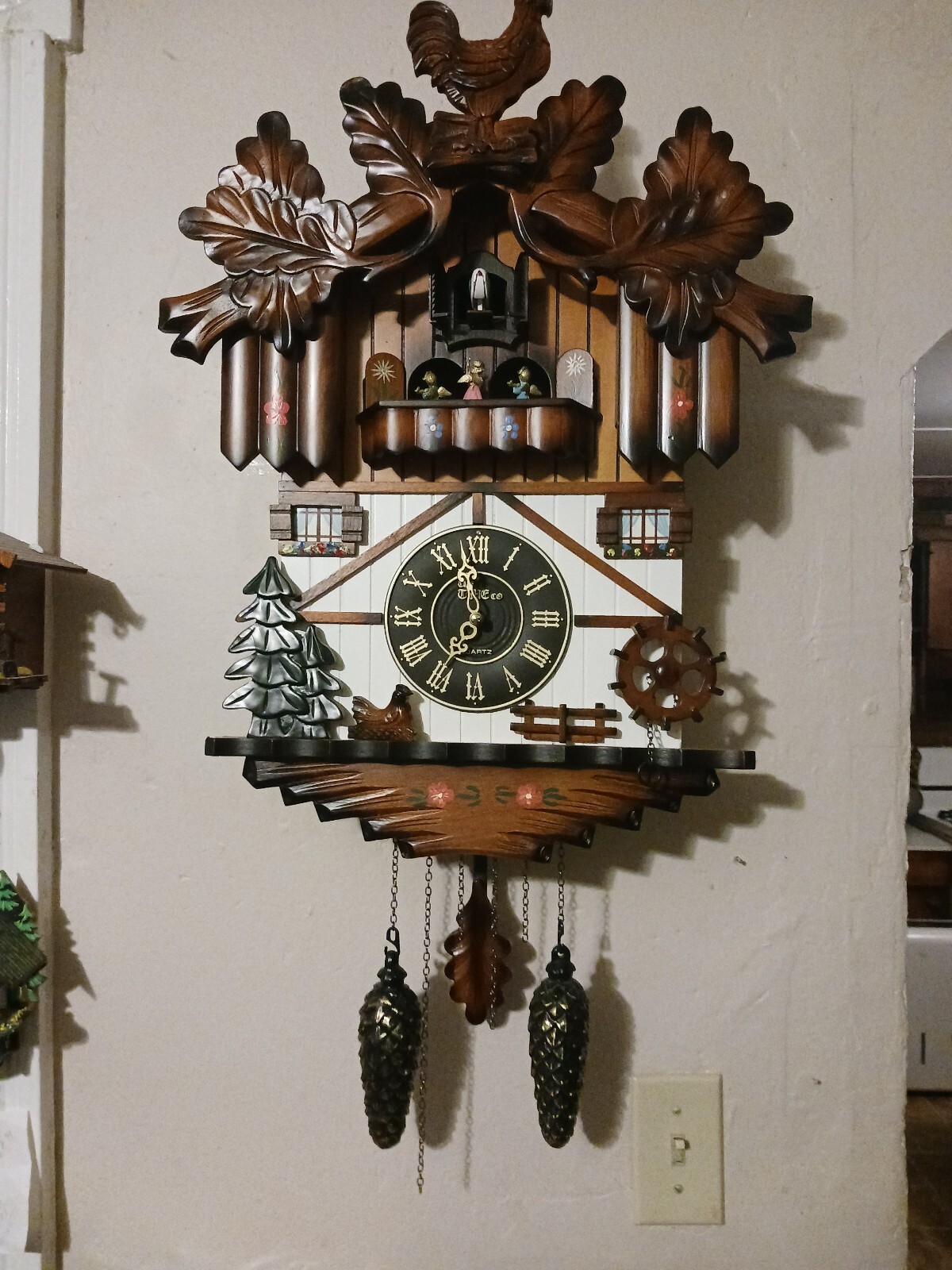 Vintage Gigantic Farmhouse "TuneEdelweiss" Moving Angels Musical