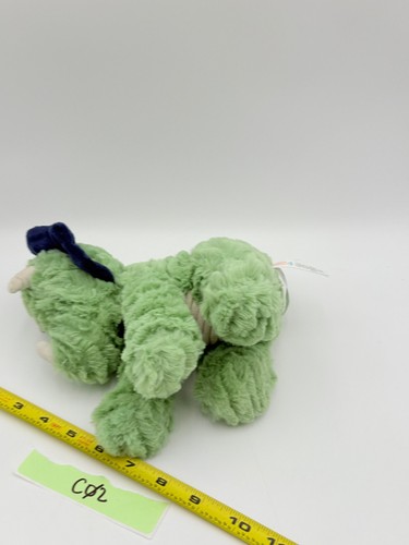 Carters Green Dinosaur Plush Just One You Triceratops Blue Stuffed Toy - Picture 8 of 8