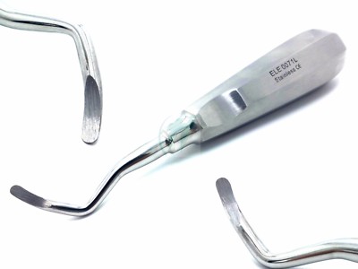 PREMIUM FRENCH STEEL AUTOCLAVABLE LEFT MILLER EAST WEST DENTAL ELEVATORS ELE-71L
