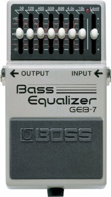 Boss GEB-7 Bass Sieben Band Grafik-Equalizer Pedal Equalizer Neu Von Japan