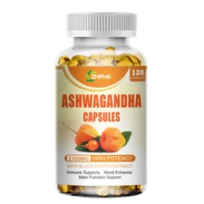 KSM-66 Ashwagandha 2100mg 120 Caps Supports Energy,Reduces Anxiety,Relaxation