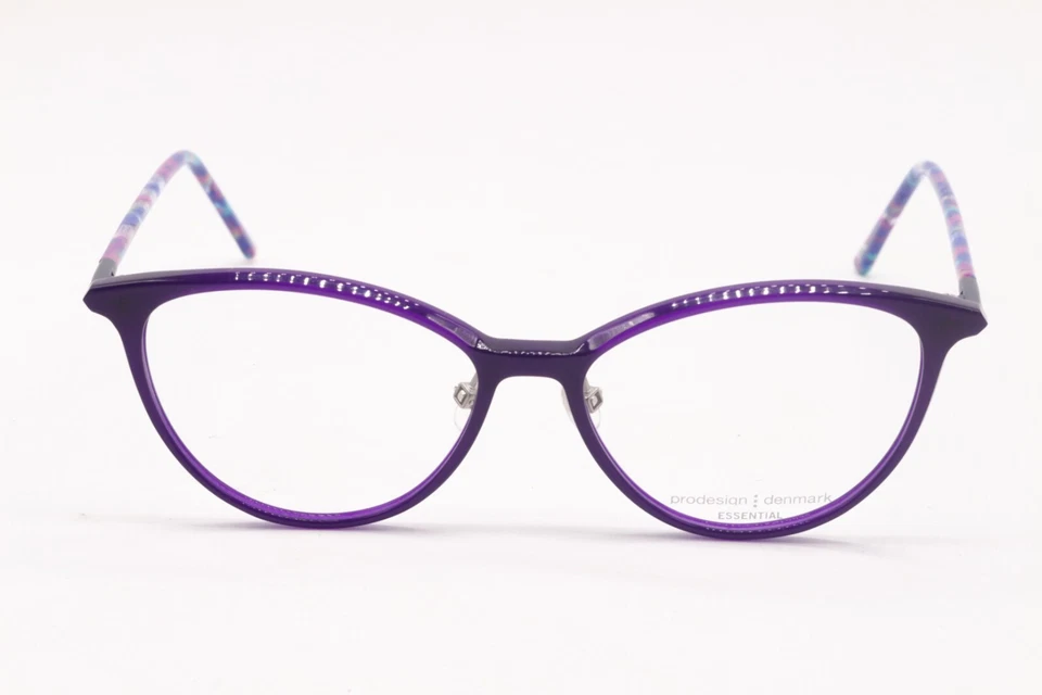 全新 PRODESIGN DENMARK 3645-1 C.3522 紫色 TORT TIPS 正品眼镜 52-15 — 第 2/4 张图片