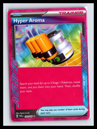 NM Holo Hyper Aroma Twilight Masquerade 152/167 ACE SPEC Pokemon Toyste Beach
