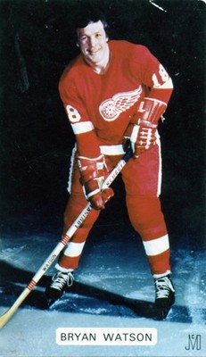 circa 1976 Bryan Watson J.D. McCarthy hockey postcard