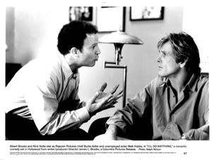 COLUMBIA  PICTURES - I'LL DO ANYTHING - NICK NOLTE / ALBERT  BROOKS  PROMO PHOTO