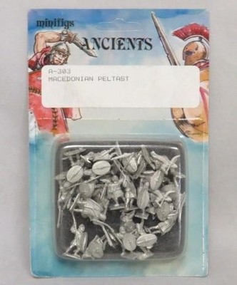 Minifigs Ancients 15mm: Macedonian Peltast Pack (SEALED) #A-303