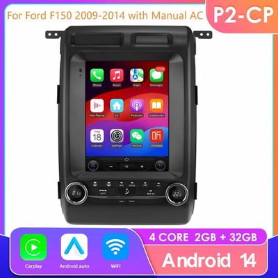 Android14 Car Stereo Carplay For Ford F150 2009-2014 9.7inch Radio GPS WiFi Navi