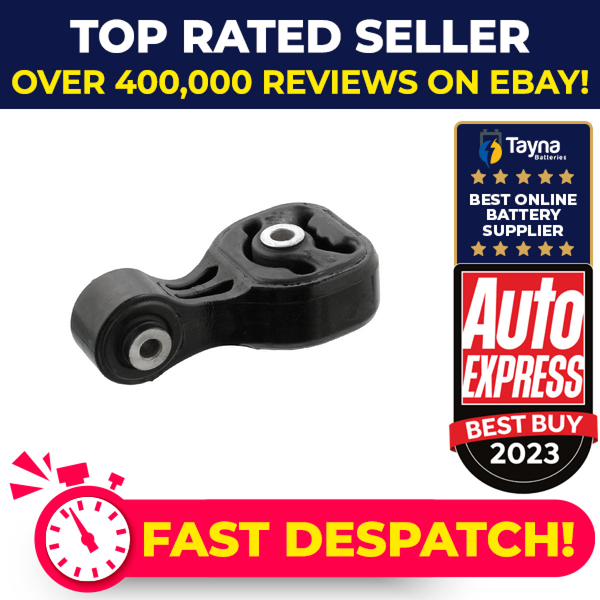 Engine Mount fits HONDA JAZZ Mk3 1.3 Rear 2008 on L13Z1 Automatic Transmission