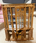 VTG Bespaq Dollhouse Miniature Castle Gothic Wood Dining Room Furniture Set 1:12 — photo 2