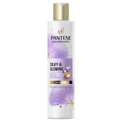 Pantene Seidiges und Strahlendes Shampoo mit Biotin und Keratin 250 ml