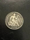 1869 Seated Liberty Half Dime VG/F