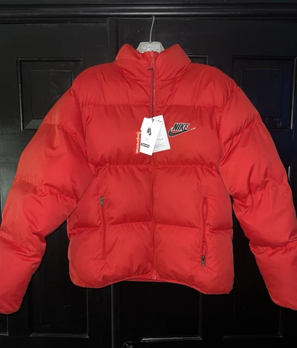 *RARE* NIKE × SUPREME Veste PUFFER Réversible Homme M Puffer Coat Rouge