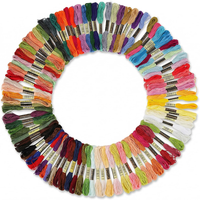 100 Farben Stickgarn Set Set Je 8 Meter, KreuzstichfäDen, Stickgarn Baumwolle Em