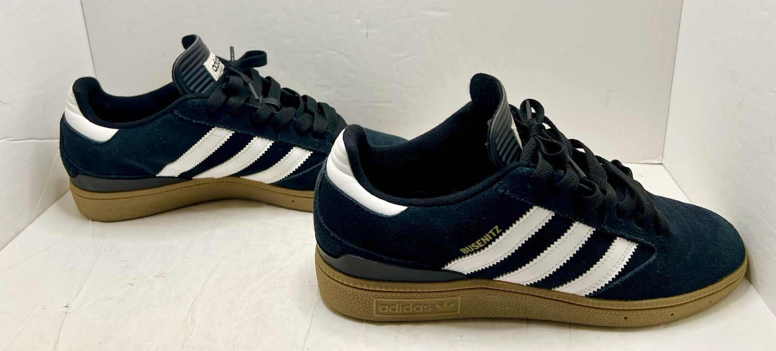 RARE🔥 Adidas Busenitz PRO Black/White/Gold Gum Skate Shoes Men’s Size 8