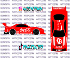 226 Coca Cola Red 1/64 LBWK R34 WHITE TONER Universal WaterSlide Decal for Hot