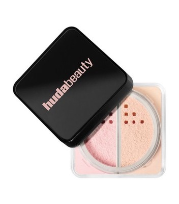 HUDA BEAUTY Easy Bake Loose Powder Duo Cherry Peach