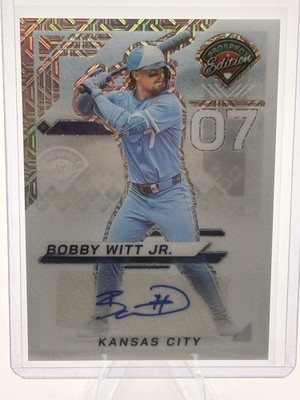 2025 Panini Prospect Edition Bobby Witt Jr. Prizm Auto #97 /25