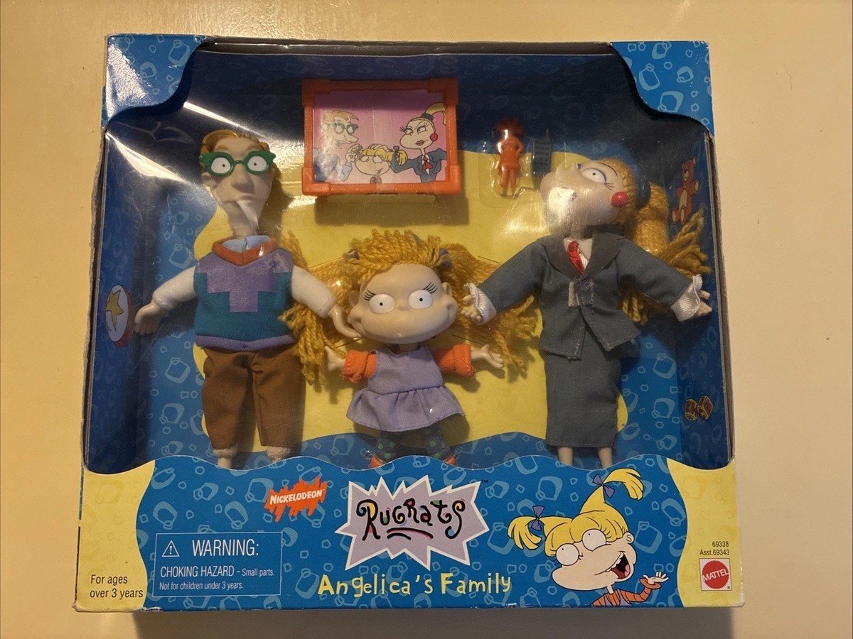 Rugrats Angelica's Family フィギュアセット VINTAGE 1998 MATTEL NICKELODEON RUGRATS ANGELICA'S FAMILY FIGURES