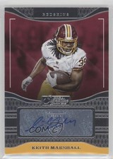 2016 Panini Donruss Signature Series Rookie Keith Marshall #257 Auto s3g