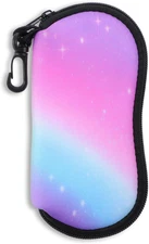 Ultra Light Neoprene Sunglasses Case with Belt Clip - Stylish & Durable