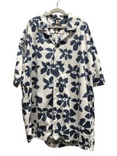 Hugo Boss BOSS Men's M Tropical Floral Button Down Shirt Relaxed Fit Casual