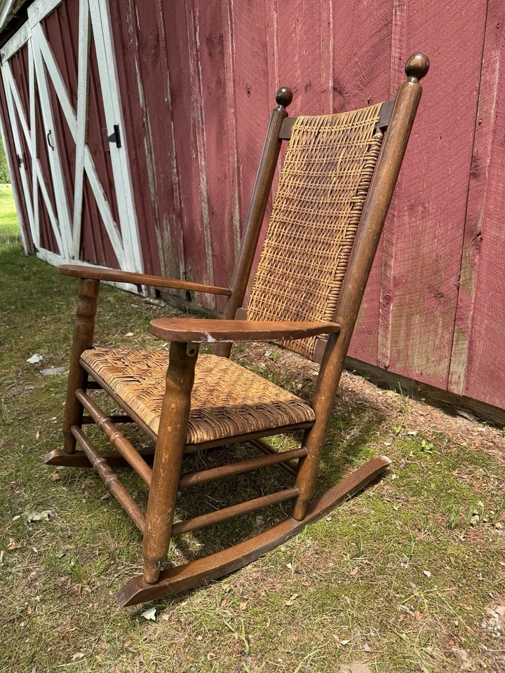 Raro-Vintage Carolina Rocker "The Kennedy's" P&P Chair Co - Imagem 3 de 4