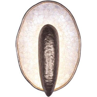 Kalco Lighting 523331PAB Spat Wall Sconce Wall Light in Pearlized Antique Brass