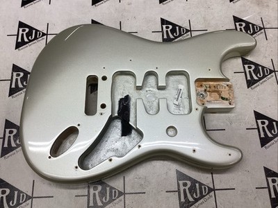 2019 Fender USA American Pro Stratocaster Electric Guitar Body Inca Silver