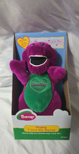Vintage - Barney Purple Dinosaur Singing "I Love You" Plush 2000 Lyrick Studios