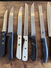 Lot Of 34 Kitchen Knives Mixed Brands, Carving Fork, Sharpener,Read For Details — photo 3