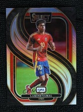 2024-25 Panini Select FIFA Mezzanine Silver Prizm Lamine Yamal #190 1op5