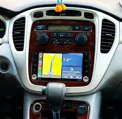 7'' 64GB Carplay For Toyota Highlander 2000-2007 Android 15 Car Stereo Radio GPS