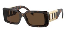 Tiffany Co TF4197 80153G Havana Brown - Gold 62mm Sunglasses / New / Authentic