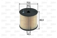 Valeo 587903 Kraftstofffilter FüR CitroËN Passend FüR Fiat Lancia Peugeot