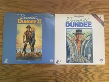 Crocodile Dundee Part 1  2 Laserdisc Movies