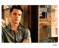 Good Will Hunting Matt Damon Signed Autographed 8x10 Photo ACOA
