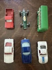 1960s Lesney Matchbox 6 Vehicle Lot - Gladiator, Ford GT, Fastback, Lotus, Grifo