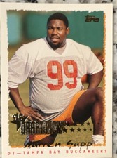 1995 Topps - Warren Sapp #229 (Draft Pick) Tampa Bay Buccaneers