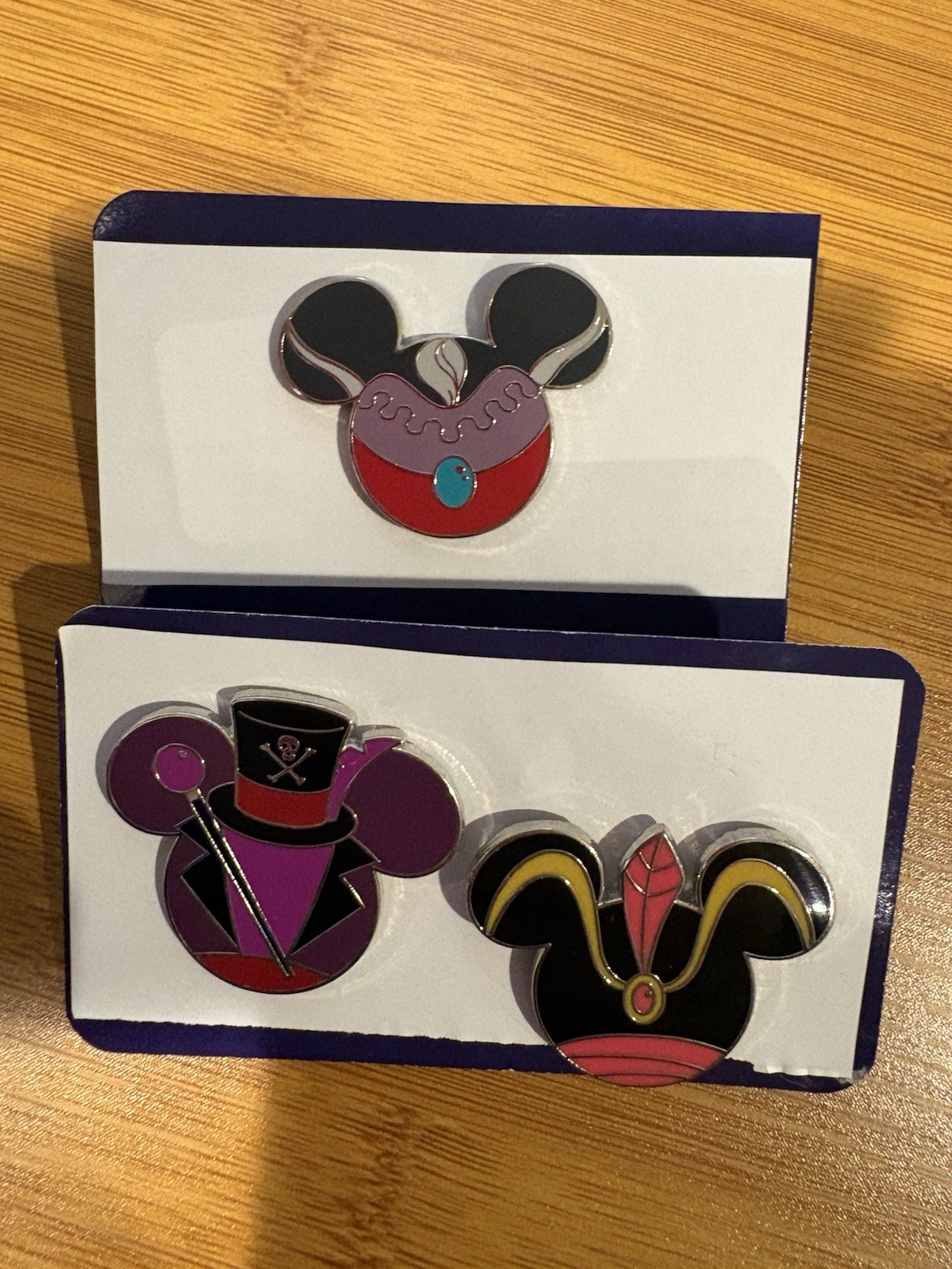 Disney Parks Mickey Icon Villains Mystery Pin Dr Facilier Jafar Lady Tremaine