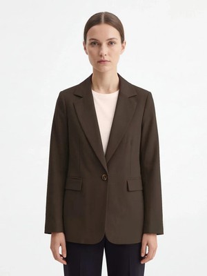 DAMEN JACKE REGULAR EINREIHIG VISKOSE BERN W 263139
