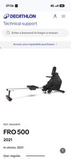 DOMYOS FRO500 rowing Machine