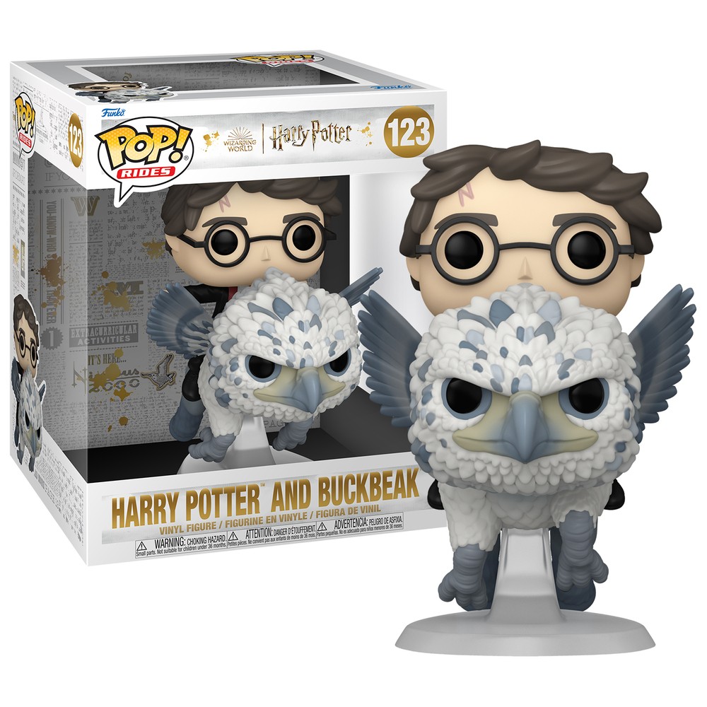 Funko POP! Figura Coleccionable Vinilo Rides Harry Potter con Buckbeak 123