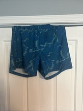 All In Motion Mens Board Shorts Large Blue Tropical Swimwear Polyester