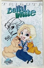 BETTY WHITE TRIBUTE COMIC SIGNED/REMARKED TRISH FORSTNER TIDAL WAVE NM